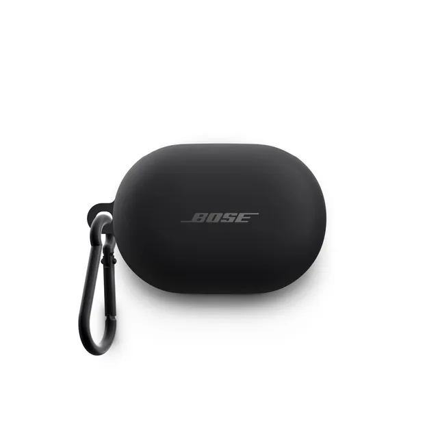bose-quietcomfort-earbuds-transportetui-silikonh-lle-schwarz-mit-aluminium-karab image 1