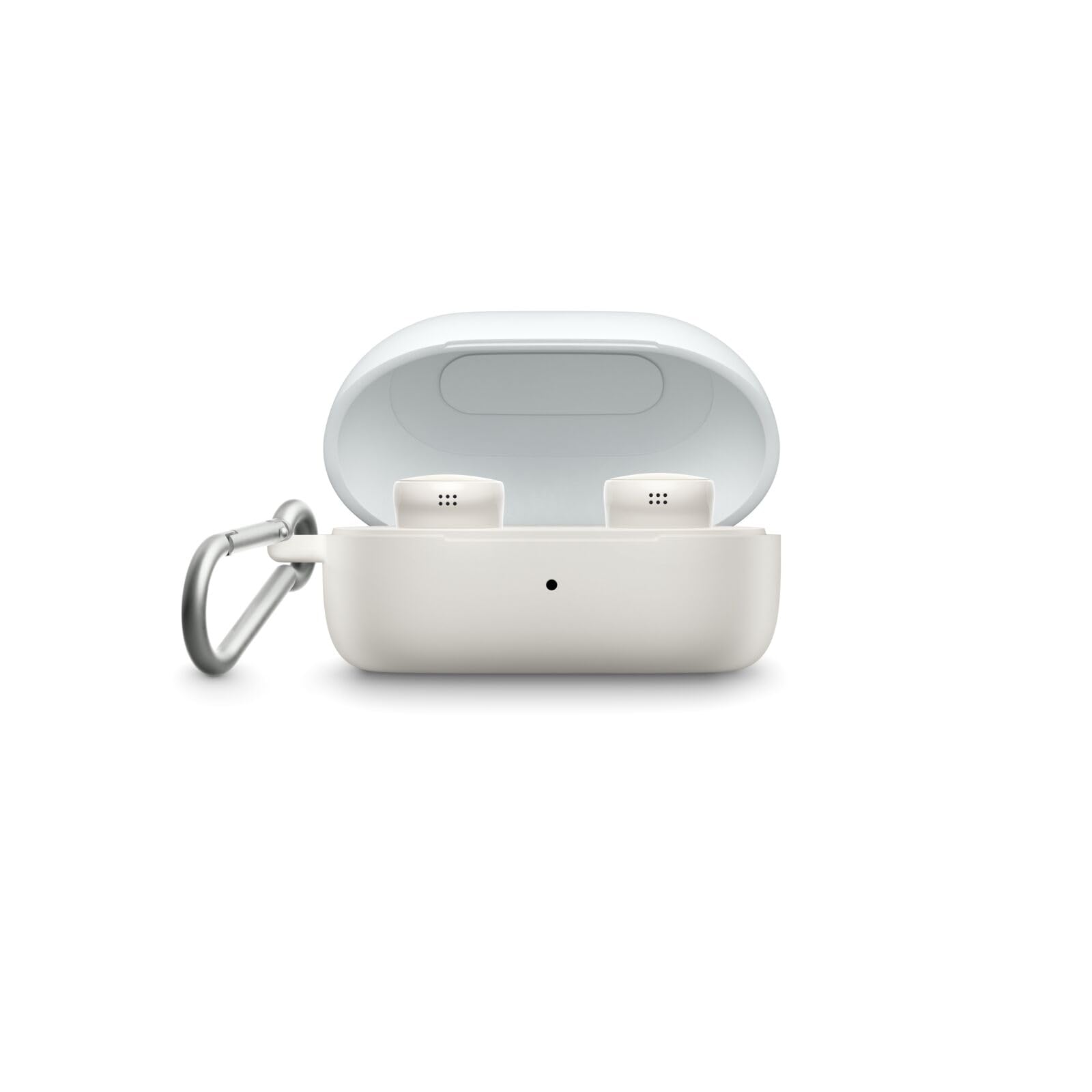 bose-quietcomfort-earbuds-transportetui-silikonh-lle-mit-karabinerhaken-led-anze image 2